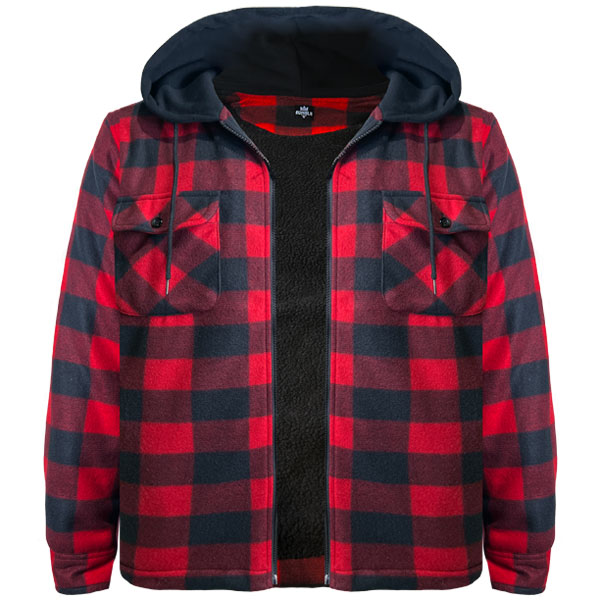 Red checked jacket sales