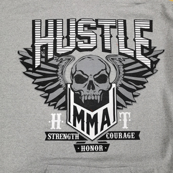 Grey Hoodie Hustle & Thrive For Men